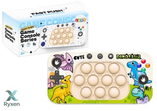 Gra Zręcznościowa Konsola Pop It 4 Tryby Gry Dinozaury LEAN TOYS