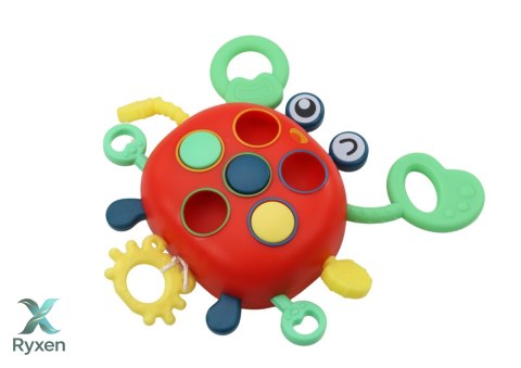 Krab Sensoryczny Interaktywny Edukacyjna Zabawka Dla Dzieci Gryzak LEAN TOYS