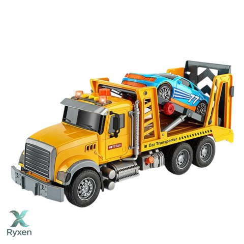 Laweta Pomoc Drogowa Auto 2w1 Regulowana Światła Dźwięki LEAN TOYS