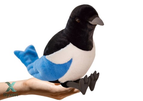 Maskotka Pluszowa Sroka Zwyczajna Niebieska 30cm LEAN TOYS