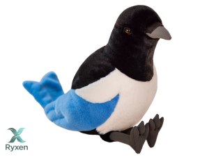 Maskotka Pluszowa Sroka Zwyczajna Niebieska 30cm LEAN TOYS