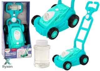 Maszyna Do Baniek Mydlanych Kosiarka Jeździk z Rączką Niebieski LEAN TOYS
