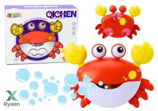 Maszyna do Baniek Mydlanych Krab Czerwony LEAN TOYS