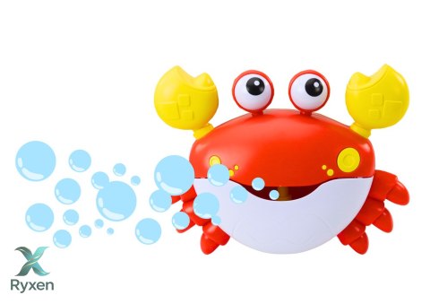 Maszyna do Baniek Mydlanych Krab Czerwony LEAN TOYS