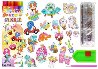 Naklejki Do Wyklejania Diamencikami Haft Diamentowy LEAN TOYS
