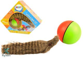 Piłka z Puszystą Fretką Ogon Zabawka Interaktywna Do Kąpieli LEAN TOYS