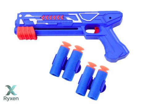 Pistolet Na Strzałki 2w1 Wyrzutnia Samolotów Niebieski LEAN TOYS