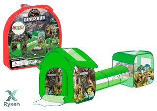 Plac Zabaw Dla Dzieci 3w1 Namiot Iglo Basen Dinozaury LEAN TOYS