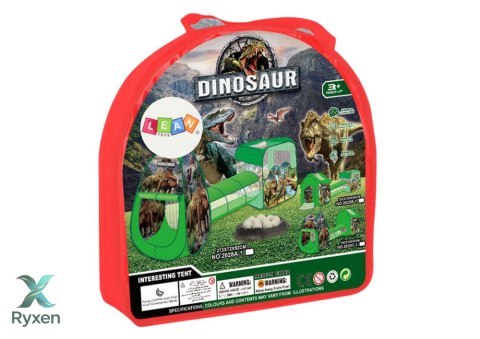 Plac Zabaw Dla Dzieci 3w1 Namiot Iglo Basen Dinozaury LEAN TOYS