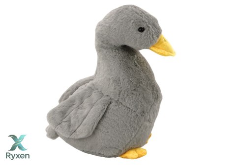 Pluszowa Gęś Maskotka Szara Przytulanka Pluszak Kaczka 40cm LEAN TOYS