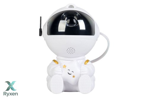 Projektor Astronauta Z Gwiazdą LED USB Pilot Sterujący LEAN TOYS