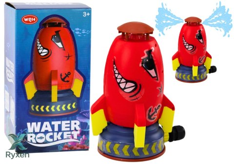 Rakieta Wodna Zraszacz Wyrzutnia Rekin Czerwony LEAN TOYS