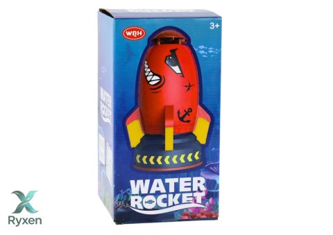 Rakieta Wodna Zraszacz Wyrzutnia Rekin Czerwony LEAN TOYS