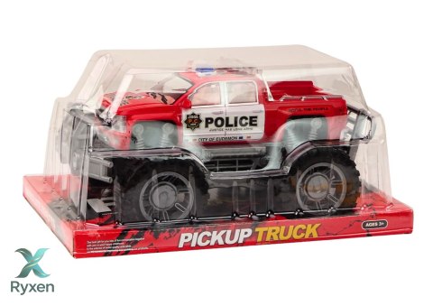 Samochód Policyjny Pickup Czerwony Terenowy Wóz Policji LEAN TOYS