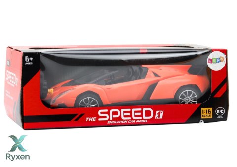 Samochód Zdalnie Sterowany Sportowy RC 1:16 Pomarańczowy LEAN TOYS