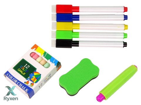 Tablica 3w1 Wielofunkcyjna Dwustronna Stolik Do Gier Chińczyk LEAN TOYS