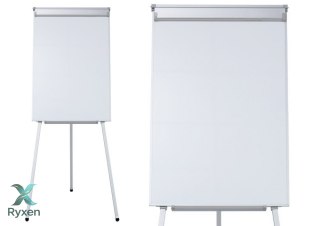Tablica Magnetyczna Wielofunkcyjna Flipchart Na Trójnogu Biała 70x100cm LEAN
