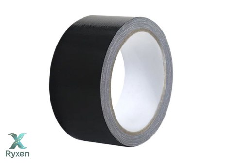 Taśma Tekstylna Wytrzymała Mocna Uniwersalna Czarna 48mm/54Y LEAN