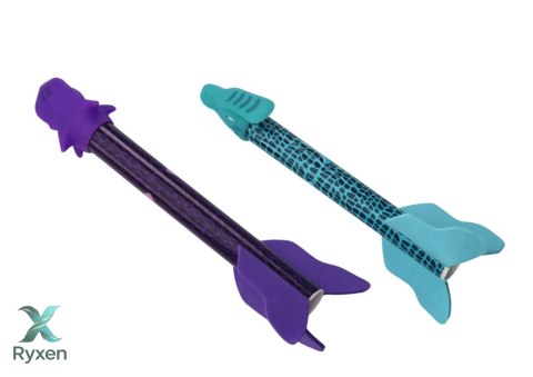 Wyrzutnia Rakiet Gra Dinozaury Las Kolorowe Pompka LEAN TOYS
