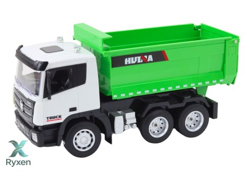 Wywrotka Ciężarówka Zdalnie Sterowana RC 1:18 Zielona LEAN TOYS