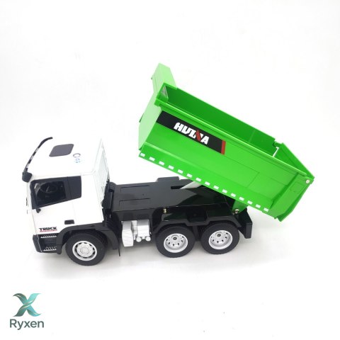 Wywrotka Ciężarówka Zdalnie Sterowana RC 1:18 Zielona LEAN TOYS