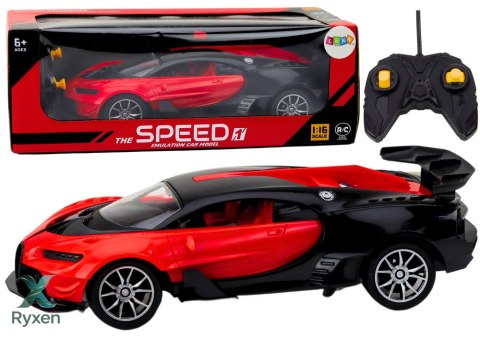 Zdalnie Sterowane Sportowe Auto Czerwone 1:16 RC Samochód LEAN TOYS