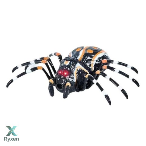 Zdalnie Sterowany Pająk Tarantula Podczerwień Czarny R/C ST LEAN TOYS