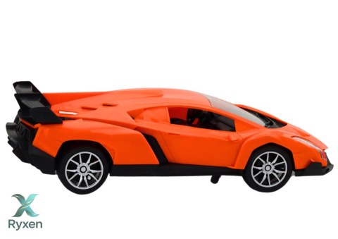 Zdalnie Sterowany Samochód Sportowy Pomarańczowe Auto RC 1:16 LEAN TOYS