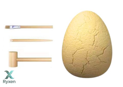 Zestaw Archeologiczny Jajo Dinozaura Skamieniałości LEAN TOYS