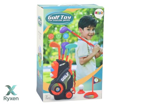 Zestaw Do Mini Golfa Dla Dzieci Wózek Na Kółkach LEAN TOYS