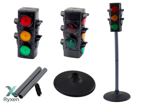 Zestaw Edukacyjny Policjanta Kierowanie Ruchem Sygnalizator 10 El LEAN TOYS