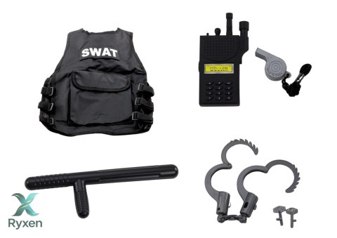Zestaw Edukacyjny Policjanta Kierowanie Ruchem Sygnalizator 10 El LEAN TOYS