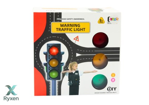 Zestaw Edukacyjny Policjanta Kierowanie Ruchem Sygnalizator 10 El LEAN TOYS