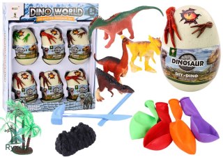 Zestaw Kreatywny Archeologiczny Lodowe Jaja Z Dinozaurami LEAN TOYS