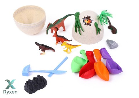 Zestaw Kreatywny Archeologiczny Lodowe Jaja Z Dinozaurami LEAN TOYS