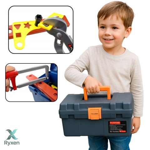 Zestaw Majsterkowicza Skrzynka Narzędzia Wiertarka Akcesoria LEAN TOYS