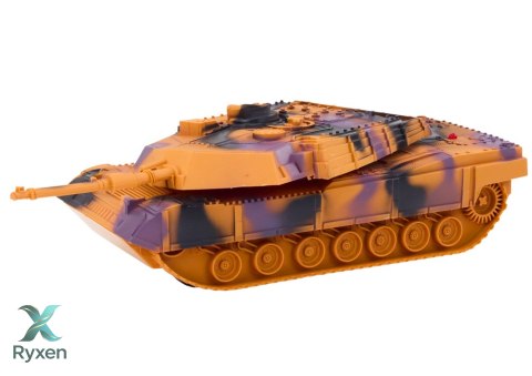 Zestaw Militarny Czołg Wojskowy Helikopter Śmigłowiec Spadochroniarz Dźwięki LEAN TOYS