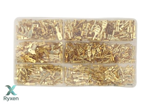 Zestaw konektorów samochodowych kablowych 600szt LEAN