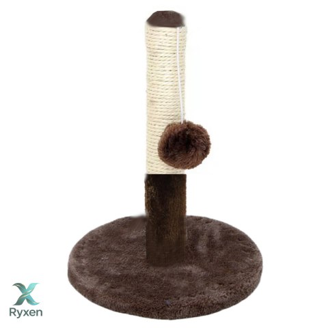 Drapak dla Kota Słupek do Drapania Wieża Ciemnobrązowy 40 cm x 30 cm LEAN