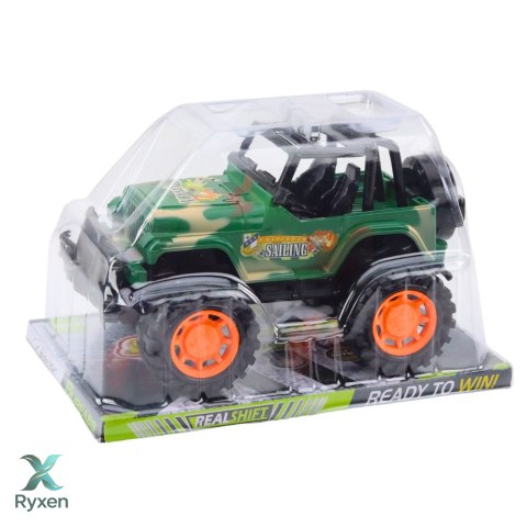 Duży Samochód Terenowy Militarny Off-Road Zielony 25cm LEAN TOYS