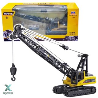 Dźwig Gąsienicowy Ruchomy Metalowy Huina 1:50 HUINA