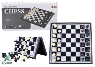 Gra Planszowa Szachy Klasyczne Magnetyczna Plansza Piony Figury LEAN TOYS