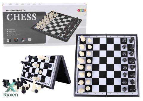 Gra Planszowa Szachy Klasyczne Magnetyczna Plansza Piony Figury LEAN TOYS