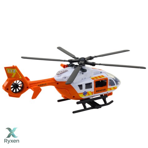 Helikopter Ratunkowy Hak Nosze Światła Dźwięki 1:14 LEAN TOYS