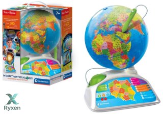 Interaktywny Edukacyjny Globus Eduglobus Uczę się Bawiąc Język Polski Clementoni 50847 CLEMENTONI