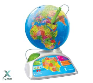 Interaktywny Edukacyjny Globus Eduglobus Uczę się Bawiąc Język Polski Clementoni 50847 CLEMENTONI