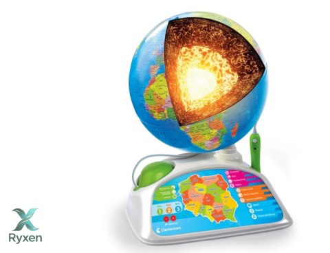 Interaktywny Edukacyjny Globus Eduglobus Uczę się Bawiąc Język Polski Clementoni 50847 CLEMENTONI