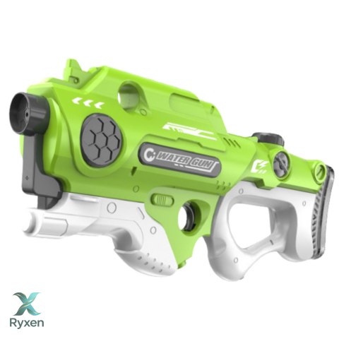 Karabin Pistolet Na Wodę Elektryczny Automatyczny Zielony LEAN TOYS
