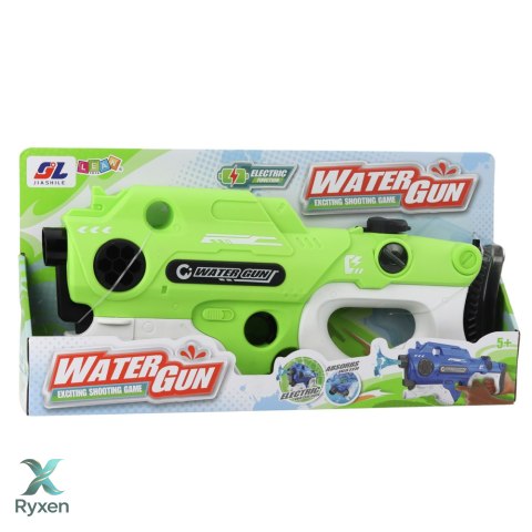Karabin Pistolet Na Wodę Elektryczny Automatyczny Zielony LEAN TOYS