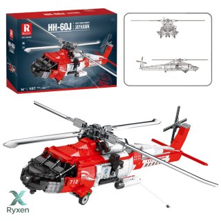 Klocki Konstrukcyjne Helikopter Ratunkowy HH-60J Jayhawk 1137el LEAN TOYS